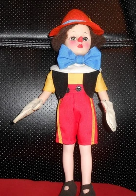 COMO NUEVO ~ De colección ~ Muñeca EFFANBEE ~ Aprox. 11" Alto ~ PINOCHO ~ Completo, Bonito! Foto 1 de 3