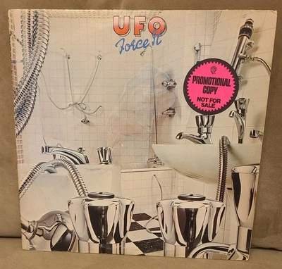 UFO Force It 1975 US Chrysalis 1st Press PROMO LP Michael Schenker Let It Roll Foto 1 de 4