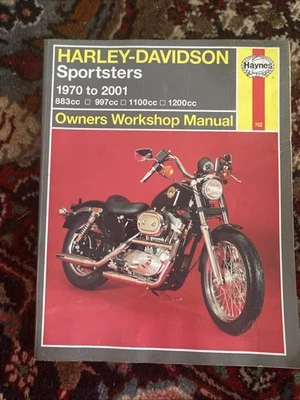 Harley-Davidson Sportster Haynes 1970-2001 manual de taller 702 para propietarios de servicio Foto 1 de 4