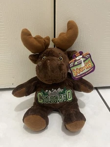 Peluche alce marrone souvenir COLORADO souvenir / nuovo con etichette - Foto 1 di 10