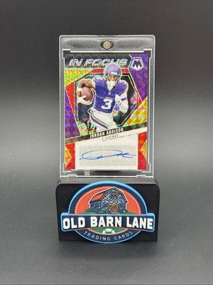 2025 Panini Mosaic #IFSJAN Jordan Addison In Focus Auto Minnesota Vikings - Image 1 of 2