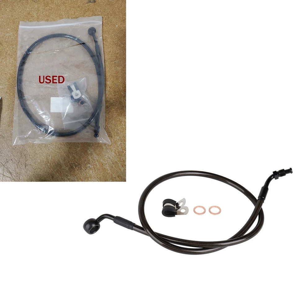 Used Harley 27.95 in Front Brake Line for Softail Breakout Deluxe 2018-up W/ABS - Изображение 1 из 4