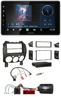 Kenwood Lenkrad Bluetooth USB DAB Autoradio für Mazda 2 2007-2014 nur Panasonic - Bild 1 von 4