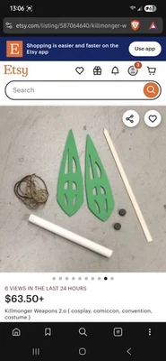 Kit de armaduras y armas Killmonger hágalo usted mismo Foto 1 de 4