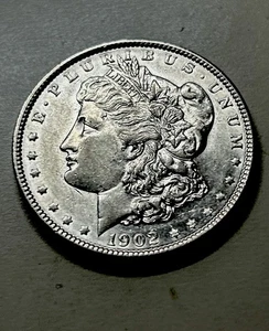 1902 PQ Choice dólar Morgan sin circular gran aspecto moneda envío gratuito - Imagen 1 de 10