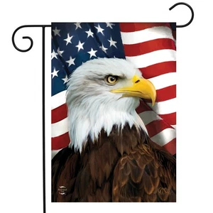 Bandera de jardín patriótico Briarwood Lane American Eagle - Imagen 1 de 4