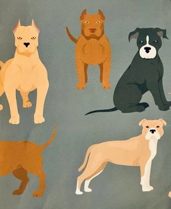 NEU TC Damen Pit Bull Hunde Leggings YOGA TAILLE (fühlt sich weich an wie Lularoe) - Bild 1 von 12