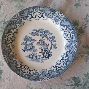 Vintage "Nankin" Old Willow Pattern side plate - Picture 1 of 3