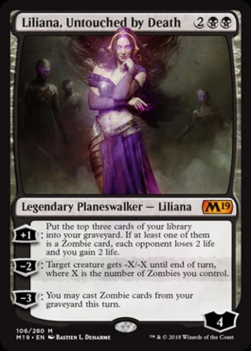 Liliana, Untouched by Death - Juego básico Magic The Gathering 2019 casi nuevo Foto 1 de 1