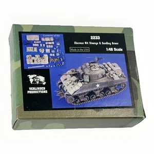 Verlinden 1/48 M4 Sherman Tank Stowage and Sandbag Armor Set WWII [Resin] 2233 - Bild 1 von 7