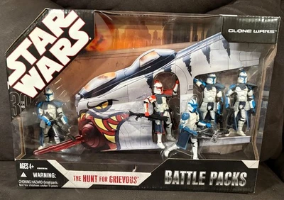 The Hunt For Grievous Star Wars 30º Aniversário Conjunto de Pacotes de Batalha Novo Na Caixa 2006 - Imagem 1 de 4