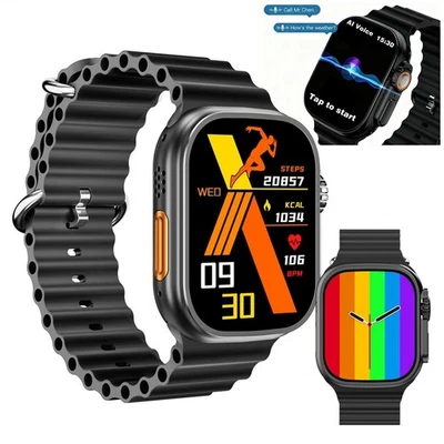 2025 Smart Watch For Men/Women, Waterproof Smartwatch Bluetooth Android and IOS - Image 1 of 4
