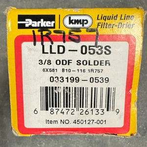 Filtro-secador de línea líquida Parker 3/8" pulgadas ODF LLD-053S HVAC 033199-0539 - Imagen 1 de 10