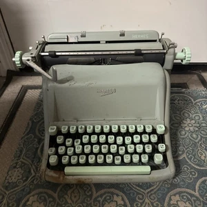 Vintage Hermes Standard 8 “Wide Carriage” Typewriter 1963/64, For Parts/ Repair - Picture 1 of 9