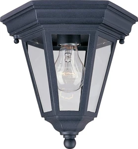 Maxim Lighting 1027BK Westlake 1 Light 8 inch Black Outdoor Ceiling Mount - Picture 1 of 2