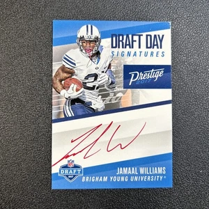 2017  Jamaal Williams RC Draft Day Signatures Rookie Auto- Red Ink - Picture 1 of 2