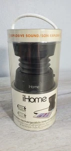 Mini altavoz portátil recargable de entrada de línea iHome - negro/IM70BC - Imagen 1 de 5