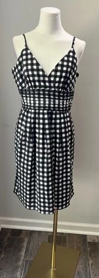 Nuevo con etiquetas Vestido Solero Banana Republic Cuadros Guinga 10 Foto 1 de 4