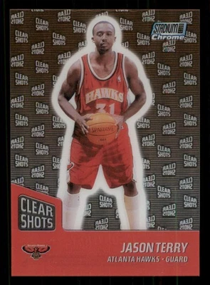 1999-00 Stadium Club Chrome Clear Shots #CS8 Jason Terry - Image 1 of 2