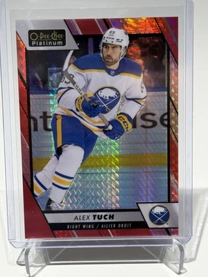 2023-24 O-Pee-Chee Platinum - Alex Tuch #33 Red Prism /199 - Image 1 of 3