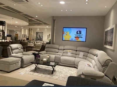 (New) DFS XL Electric Foot & Head Recliner Sofa & Armchair - Image 1 of 4