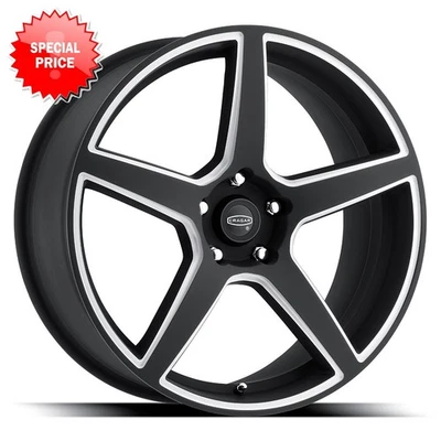 CRAGAR 620BMBC Modern Muscle 20X10 5X120 ET39 Black/ Machined Accents (Qty of 4) - Image 1 of 2
