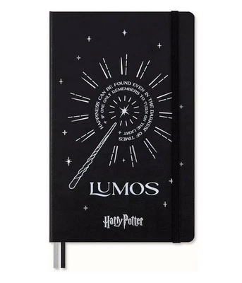 Moleskine Harry Potter Lumos Limited Edition Notebook 5" x 8.25 Glow In The Dark - Image 1 of 4