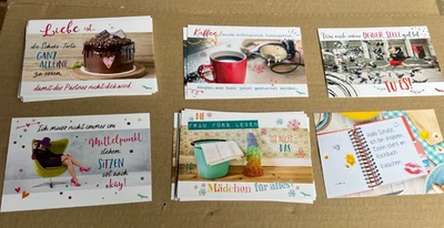 6 Stück Lustige Karten Postkarten / Witzige Sprüche DVLotK52Nr6 - Bild 1 von 4