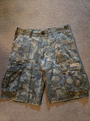 Pantalones Cortos de Carga Polo Ralph Lauren Para Hombre Clásicos Camuflados, Medidas 36" ¡Excelente!! Foto 1 de 4