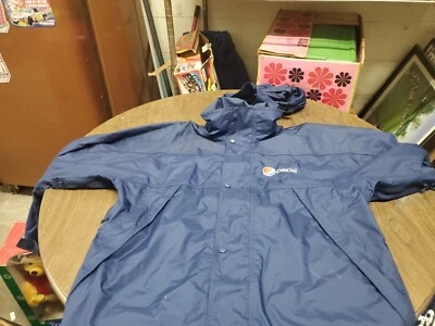 Abrigo Chaqueta Cortavientos Pepsi Mediano Ventilado Embalable Con Capucha Cremallera Foto 1 de 4