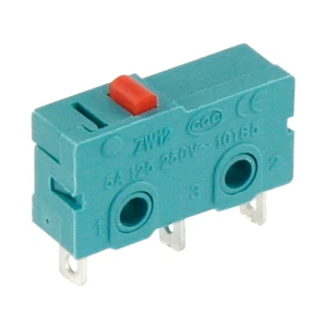 1-5 x Microschalter 250V / 5A, 3-polig, 2 Stellungen: TASTER: EIN / AUS - Bild 1 von 10