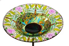 New listing
Cuenco De Bano Con Forma De Pajaro Con Forma De Metal, Con Libelula, Rosa Y .