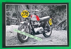 Found 4X6 PHOTO Steve McQueen Hollywood Movie Legend #278 Triumph Motorcycle - Picture 1 of 1