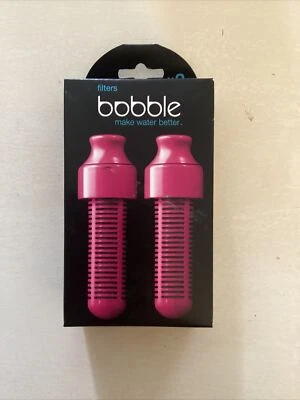 Bobble замены фильтр 2 упаковки розовый новый в коробке Бесплатная доставка  - Изображение 1 из 2