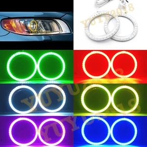 Anillos de halo LED RGB para Volvo XC70 S80 V70 08-16 faro de xenón ojo de ángel DRL - Imagen 1 de 12
