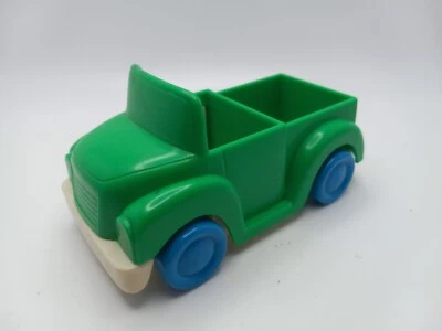 #G) Camión de granja verde preescolar Sesame Street by Tyco juguete con neumáticos azules ENVÍO GRATUITO Foto 1 de 3