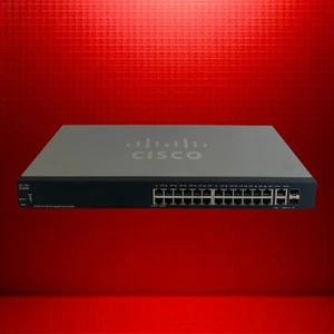 Cisco SG250-26 26-port Gigabit Smart Switch - Afbeelding 1 van 7