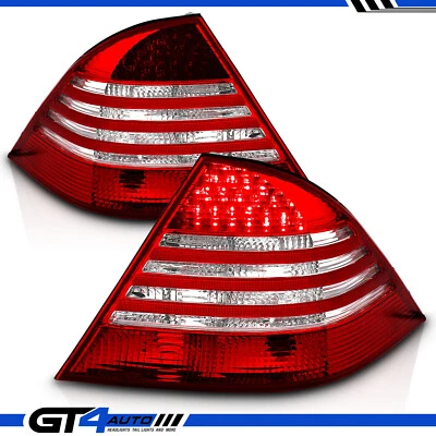 00 01 02 03 04 05 06 Mercedes Benz W220 S-Class S430 S500 S600 LED Tail Lights - Image 1 of 4