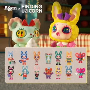 Caja abierta Finding Unicorn F.UN Agan serie americana vintage estuche de 12 figuras - Imagen 1 de 18