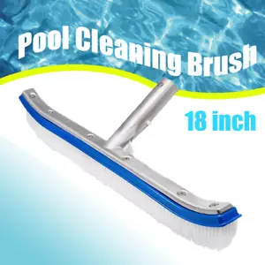 18 Inch Pools Floor Cleaning Scrubbing Cleaner Swimming Pool Curved Wall Brush - Picture 1 of 12