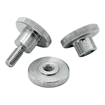 Rändelmutter Rändelschraube M3 M4 M5 M6 M8 M10 Edelstahl hoch niedrig  rostfrei - Bild 1 von 4