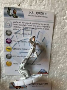 Heroclix DC75th Jubiläum Set Hal Jordan (Weiß Laterne) #W-4 Jagd Feige W / Karte