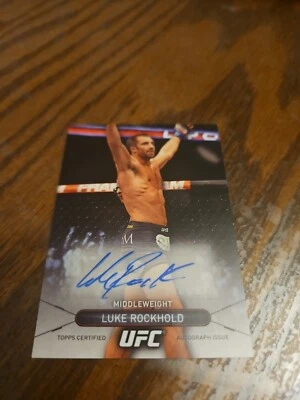 2015 Topps UFC High Impact Online Exclusive Autograph Card Luke Rockhold Auto - Image 1 of 4