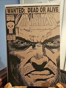Punisher #57 Volume 2 Jim Lee Jimmy Palmiotti VF Marvel Comics  1991 Signed 2xs - Picture 1 of 6