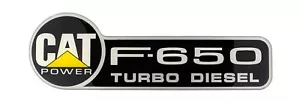 CATERPILLAR F-650 CAT FORD TRUCK FENDER EMBLEM - Picture 1 of 3
