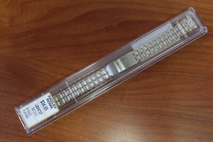 Hadley Roma LB5473T 12-15mm Two Tone Gold Stainless Watch Link Band Bracelet 035 - Picture 1 of 7
