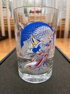 MC DONALDS WALT DISNEY MICKEY MOUSE REMEMBER THE MAGIC 5" TALL DRINKING GLASS - Picture 1 of 8