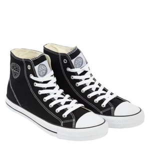 SOULCAL HI TOP BLACK WHITE RETRO BASEBALL BOOTS TRAINERS UK 6.5 7.5 8.5 9.5 10.5 - Picture 1 of 16