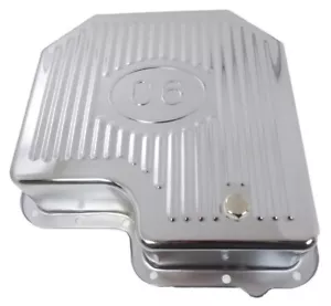 Ford C6 Extra Large Chrome Transmission Oil Pan - Finned Style - Picture 1 of 1