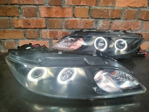 AFTERMARKET LED Ring Mazda6 Mazda 6 Atenza GG GY 2003-2008 Head Lights Lamps - Picture 1 of 24